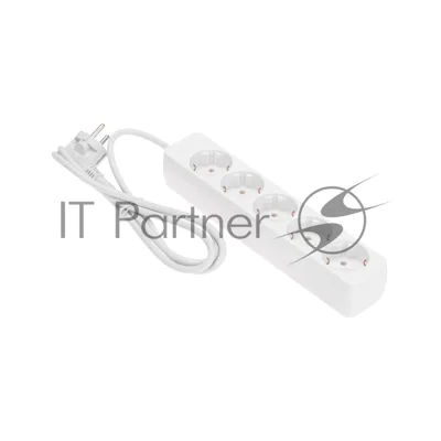 Удлинитель 5 гнезд, 1,5 м, 3х0,75 мм², с/з, белый PROconnect