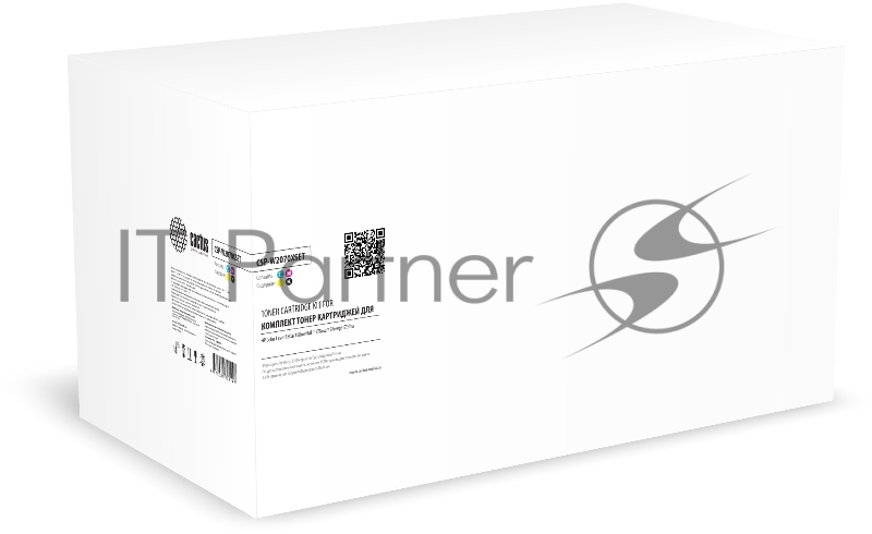 Картридж лазерный Cactus CSP-W2070XSET (117X) черный/пурпурный/желтый/голубой набор x4 упак. для HP Color Laser 150a/150nw/MFP 178nw/178nwg/179fnw