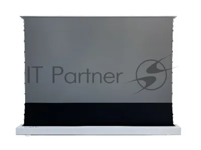 Экран S'OK для UST проектора 244x137 см, 4K, напольный c электроприводом, белый