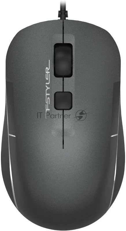 Мышь проводная A4Tech Fstyler FM26 серый, 1600 dpi, USB Type-A, кнопки - 4