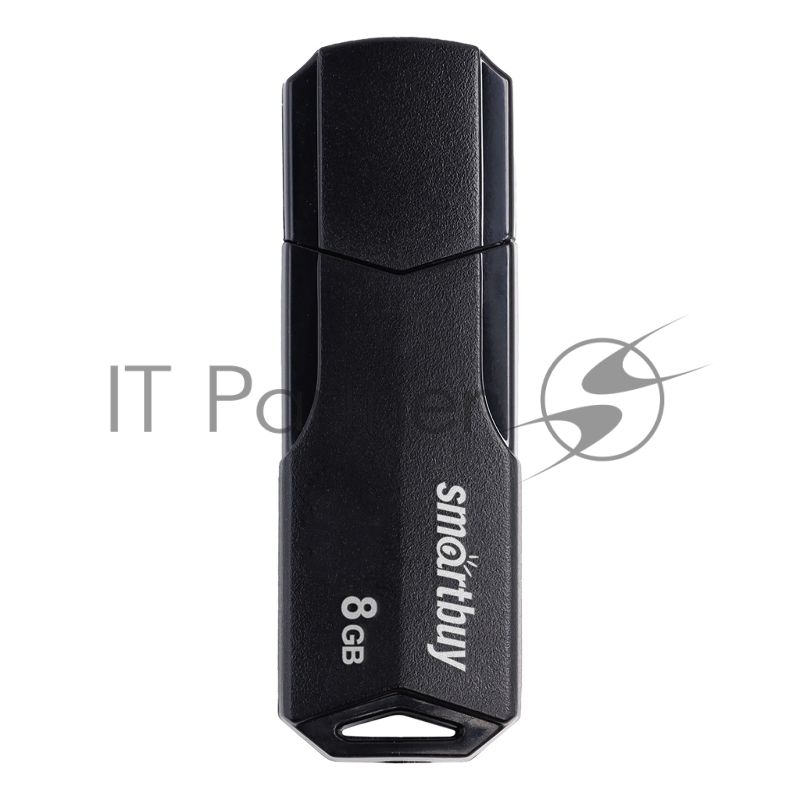 Флешка USB Smartbuy CLUE Black (SB8GbCLU-K), 8Gb, USB 2.0, R/W 20/10, черный
