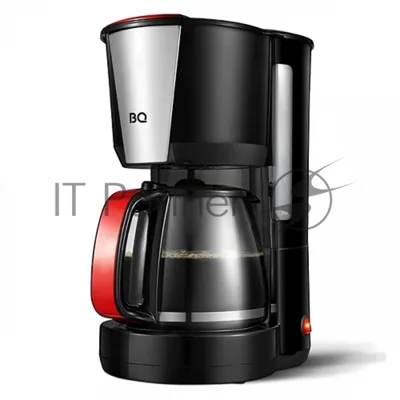 Кофеварка капельная BQ CM1008 черный/красный, исп. кофе - молотый, 1.25 л, 1000 Вт.