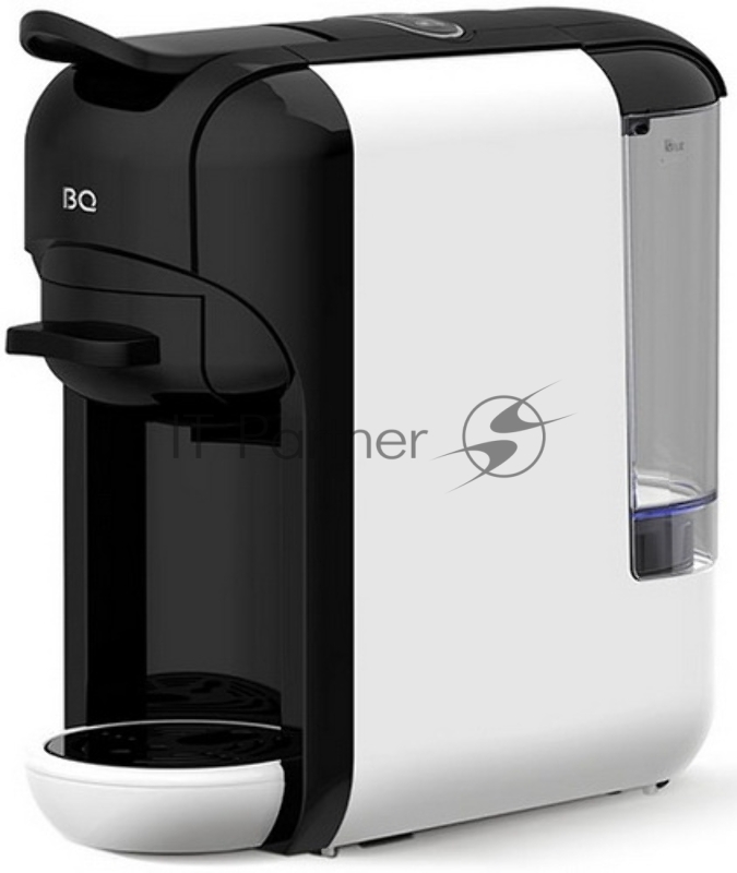 Кофеварка комбинированная BQ CM3000 черный/белый, исп. кофе - молотый, капсулы Nespresso/Dolce Gusto, 0.6 л, 1450 Вт, 19 бар