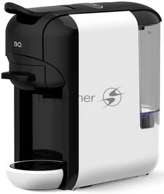 Кофеварка комбинированная BQ CM3000 черный/белый, исп. кофе - молотый, капсулы Nespresso/Dolce Gusto, 0.6 л, 1450 Вт, 19 бар
