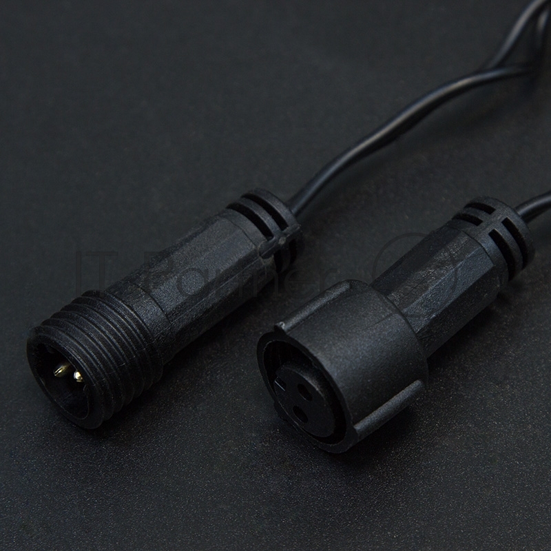Гирлянда Neon-Night Нить 10м, свечение с динамикой, черный ПВХ, 230В, RGB