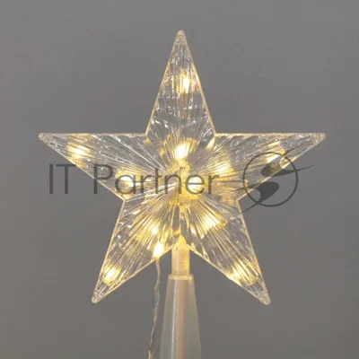 Гирлянда светодиодная Neon-night из росы с макушкой на елку 9 нитей х 2м, 200 LED, эффект водопада, теплый белый, 230В N