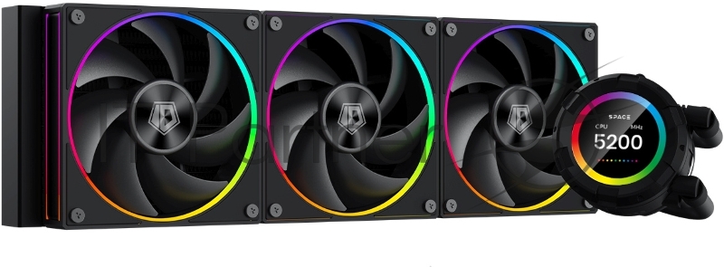Система жидкостного охлаждения ID-Cooling SL360 черный 120мм алюминий+медь 2000rpm 30db 4-pin 350W