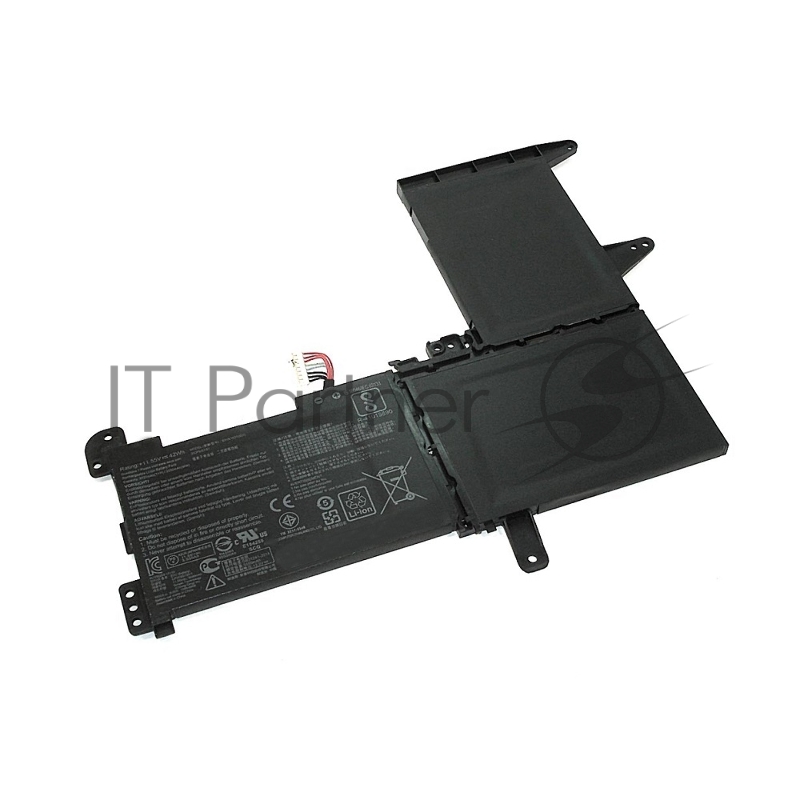 Аккумуляторная батарея для ноутбука Asus X510 S510 11.52V 42Wh черный