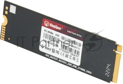 Накопитель SSD KingSpec NE-2TB, 2000Gb, PCIe 3.0 x4, M.2 2280, NVMe, R/W 2400/1900