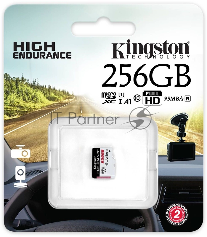 Флеш карта microSDXC 256Gb Kingston SDCE/256Gb High Endurance w/o adapter