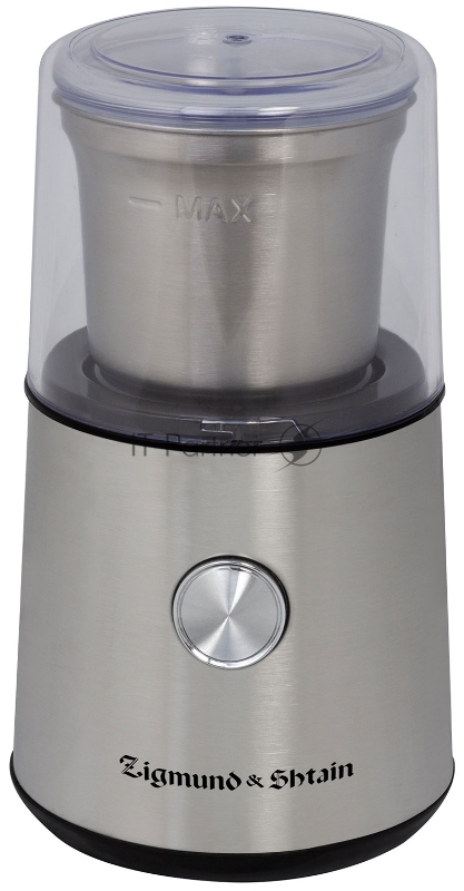 Кофемолка Zigmund & Shtain ZCG-10 250 Вт, 85 г, нержавеющая сталь