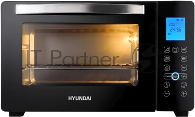Мини-печь Hyundai MIO-HY096 28 л, 1600 Вт, черный