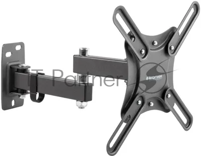 Кронштейн для телевизора Kromax CORBEL-5 черный 15"-42" макс.25кг настенный поворот и наклон