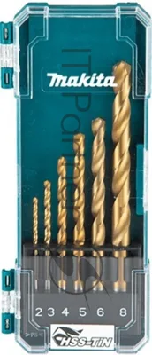 Набор сверл Makita D-72833 по металлу (6пред.) для дрелей