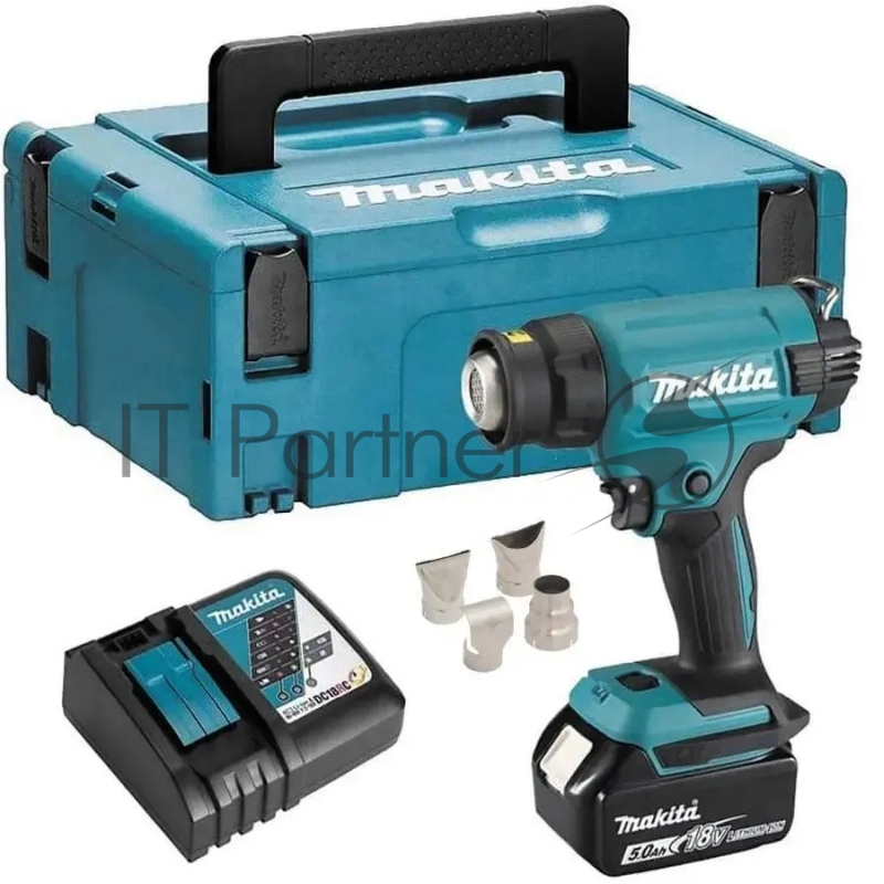 Фен технический Makita DHG181RT1J темп.150/250/350/450/550С