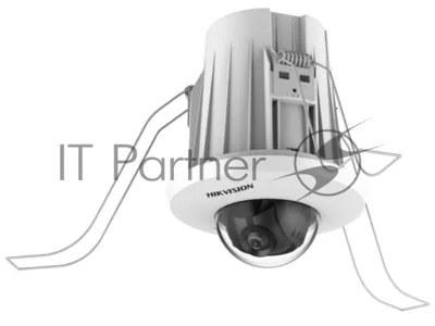 Камера видеонаблюдения IP Hikvision DS-2CD2E43G2-U(4MM) 4-4мм цв. корп.:белый