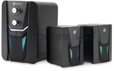 Акустическая система Оклик OK-423 2.1 черный 11Вт