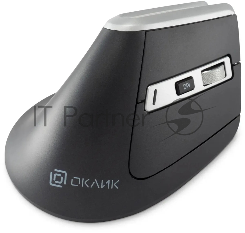 Мышь беспроводная Oklick 991MW серый, 2400 dpi, радиоканал, Bluetooth, USB, кнопки - 7