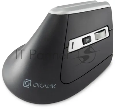 Мышь беспроводная Oklick 991MW серый, 2400 dpi, радиоканал, Bluetooth, USB, кнопки - 7