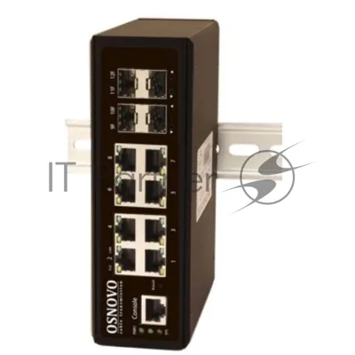 Коммутатор OSNOVO SW-70804/IL, 8×1 Гбит/с + 4×1 Гбит/с SFP, управляемый