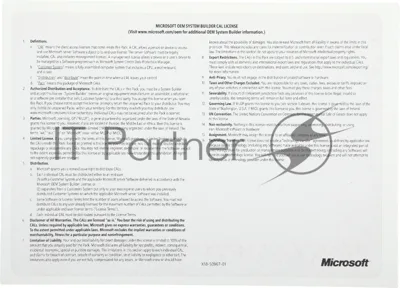 Операционная система Microsoft Windows Server CAL 2022 English 1pk DSP OEI 5 Clt Device CAL (R18-06430)
