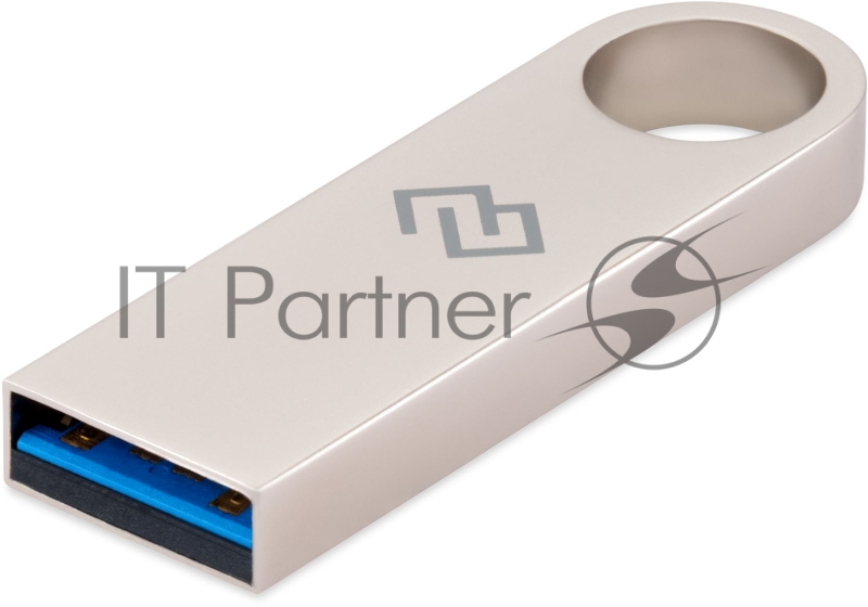 Флешка USB Digma DRIVE3 (DGFUL064A30SR), 64Gb, USB 3.0, R/W 70/30, серебристый