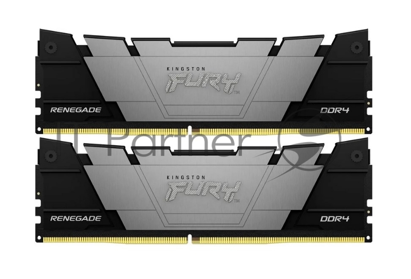 Оперативная память Kingston Fury Renegade, DDR4, 64GB (2x32 GB), 3200 MHz, CL16, DIMM, с радиатором, черный