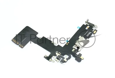 Шлейф с разъемом зарядки и микрофоном для Apple iPhone 13, белый