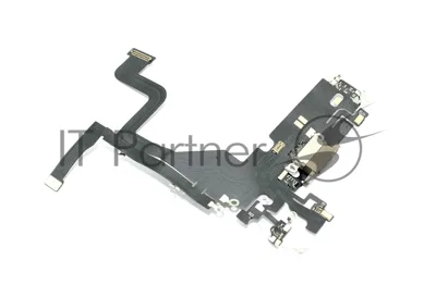 Шлейф с разъемом зарядки и микрофоном для Apple iPhone 13 Pro, золотистый