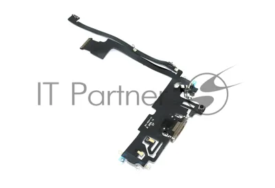 Шлейф с разъемом зарядки и микрофоном для Apple iPhone 12 Pro Max, золотистый