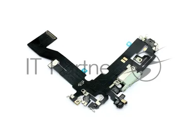 Шлейф с разъемом зарядки и микрофоном для Apple iPhone 12, iPhone 12 Pro, зеленый