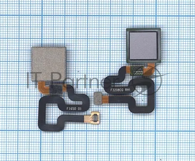 Шлейф со сканером отпечатка пальца для Xiaomi Redmi 4 Pro серый