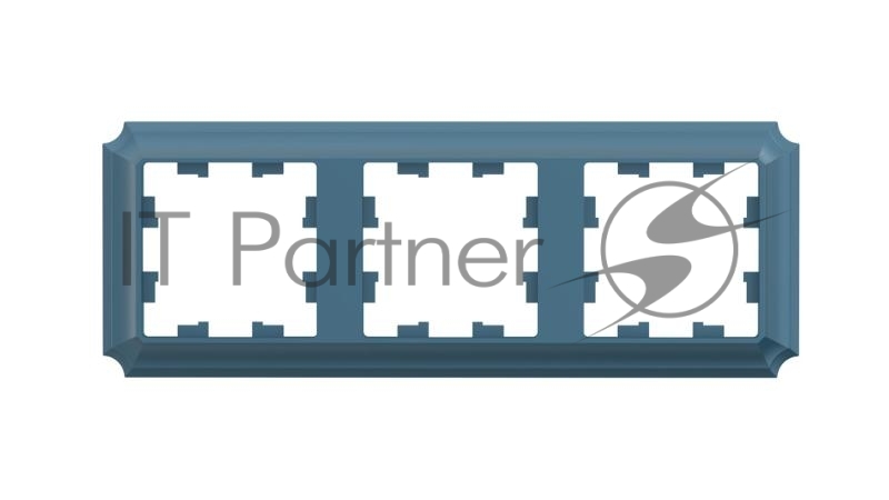 Рамка ATLASDESIGN ANTIQUE 3-постовая рамка, универсальная, ИЗУМРУД