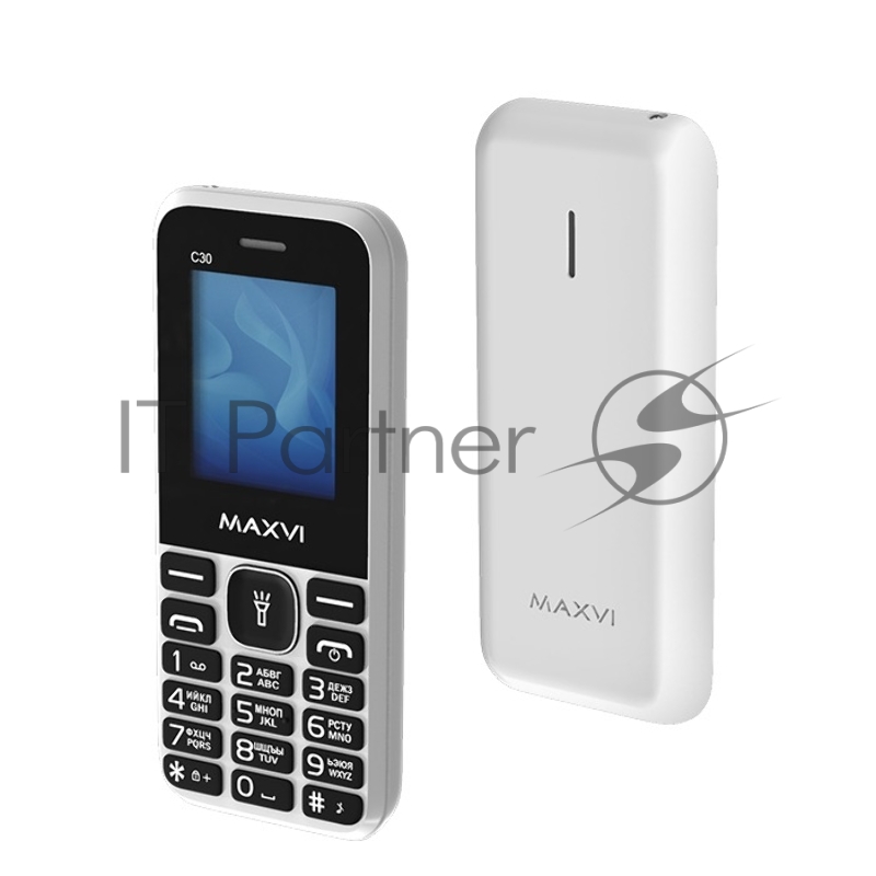 Мобильный телефон Maxvi C30 белый