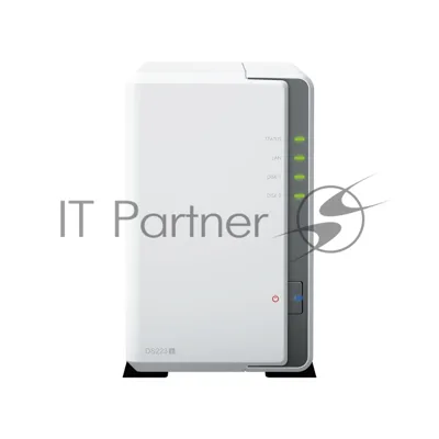 СХД настольное исполнение SYNOLOGY 2BAY NO HDD DS223J