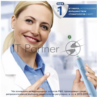 Электрическая зубная щетка Oral-B Pro 3/D505.513.3 CrossAction голубой