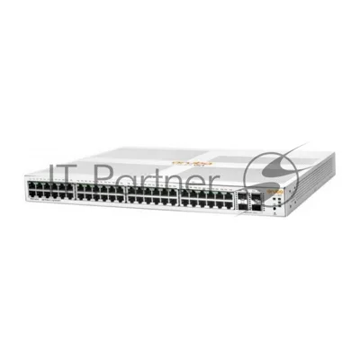 Коммутатор HPE Aruba Instant On 1930 48G Class4 PoE 4SFP/SFP+ 370W (JL686B), 48×1 Гбит/с PoE + 4×10 Гбит/с SFP+, управляемый