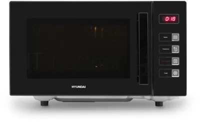 Микроволновая печь Hyundai HYM-D3008 черный, 23 л, 800 Вт, переключатели - кнопки
