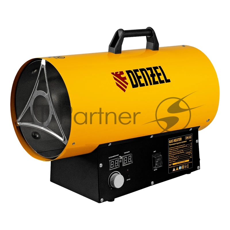 Газовая тепловая пушка Denzel GHG-30i, 30 кВт, цифровой термостат, пропан-бутан