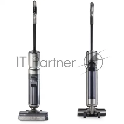 Пылесос вертикальный Thomas AQUA FLOORCLEANER CORDLESS (785501) серый, питание от аккумулятора, 21 Вт, уборка влажная, пылесборник 0.72 л, работа от АКБ max 35 мин.