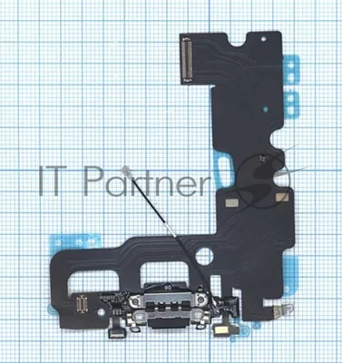 Шлейф разъема питания для iPhone 7 серый
