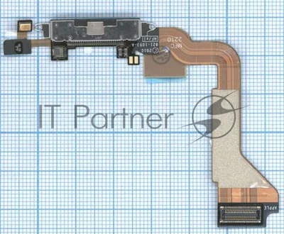 Шлейф разъема питания для iPhone 4 черный