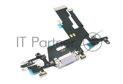 Шлейф разъема питания для iPhone 11 фиолетовый