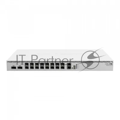 Коммутатор MikroTik CRS518-16XS-2XQ-RM, 16×25 Гбит/с SFP28 + 2×100 Гбит/с QSFP28, управляемый