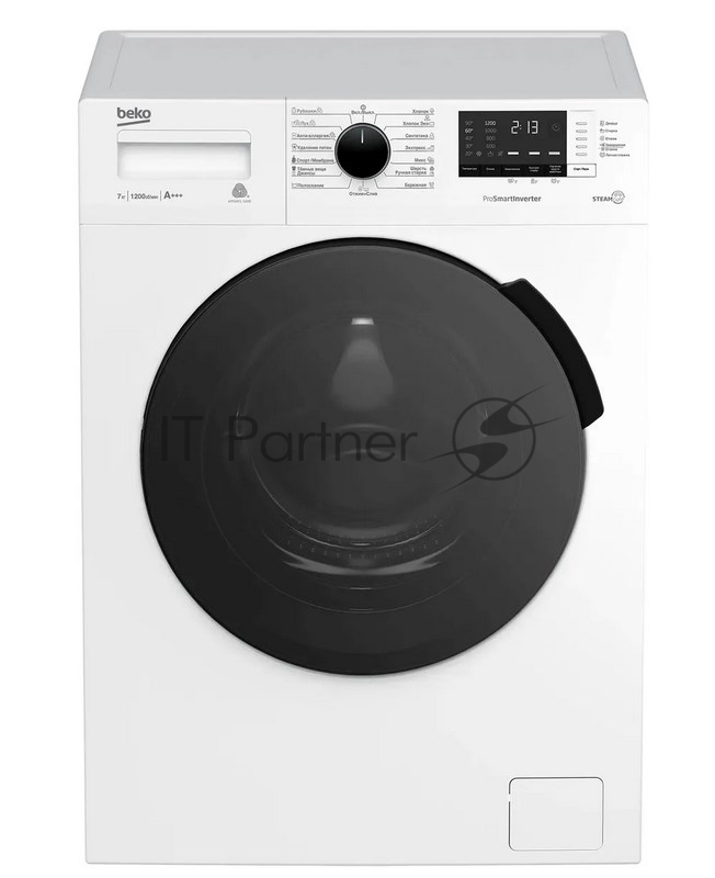Стиральная машина Beko WSPE7612W белый, загрузка фронтальная 7 кг, 1200 об/мин., класс: А