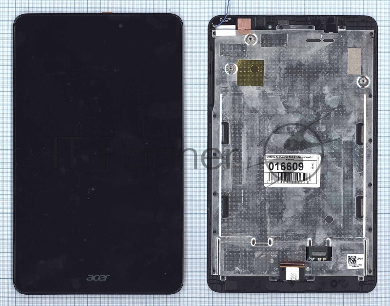 Модуль (матрица + тачскрин) для Acer Iconia Tab A1-841 A1-840 черный с рамкой
