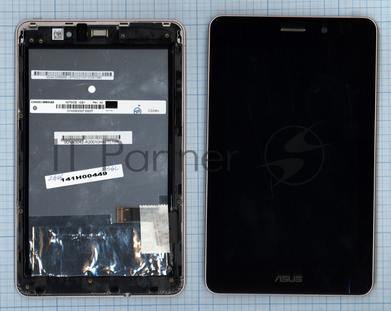 Модуль (матрица + тачскрин) для Asus FonePad 7 ME371MG ME371 черный с бронзовой рамкой