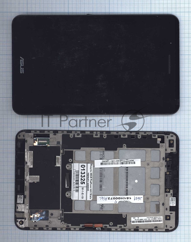 Модуль (матрица + тачскрин) для Asus PadFone mini station черный с рамкой
