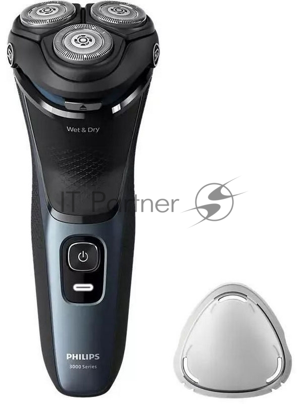 Бритва электрическая Philips S3144/00 черный/синий