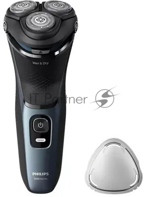 Бритва электрическая Philips S3144/00 черный/синий